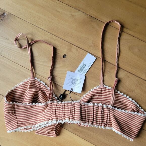 MIGUELINA Top bra crop bow size L - Picture 8 of 10